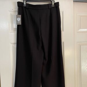 Vince Camuto black long pants. Belt